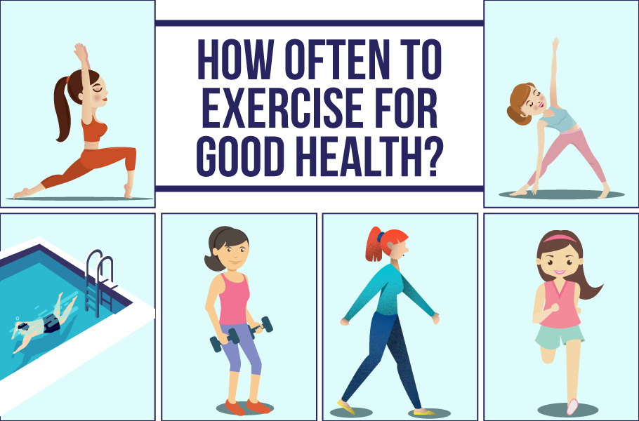 HOW OFTEN TO EXERCISE FOR GOOD HEALTH?